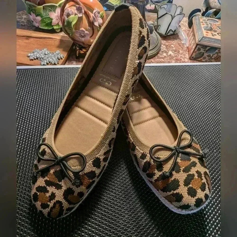 Kelly & Katie Animal Print Espadrilles Style Size 7M - Picture 7 of 10